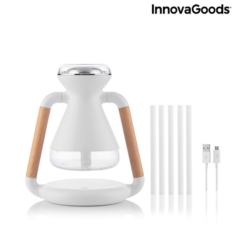 3-i-1 Trådlös laddare, aromdiffuser och luftfuktare Misvolt InnovaGoods - 3