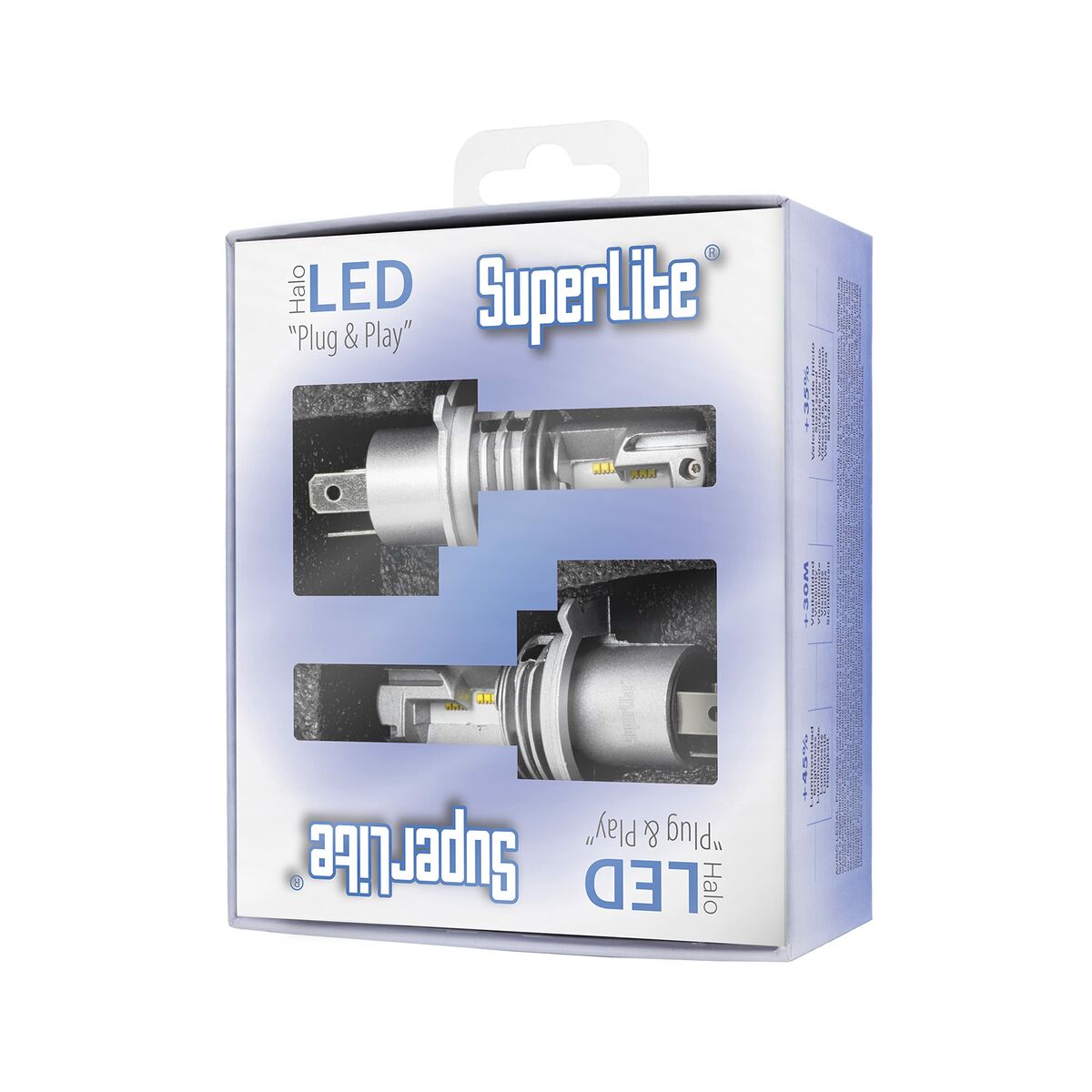 Halogen LED-konverteringssats Superlite BOM12311 H4 28 W 6500 K LED (2 antal) - 4