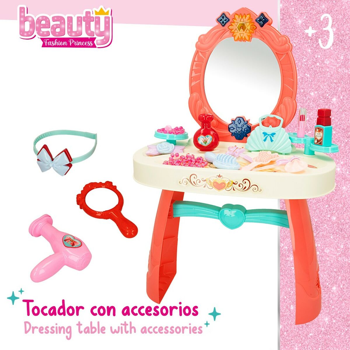 Spelare Colorbaby Beauty 38 x 58 x 21 cm Dodatki - 3