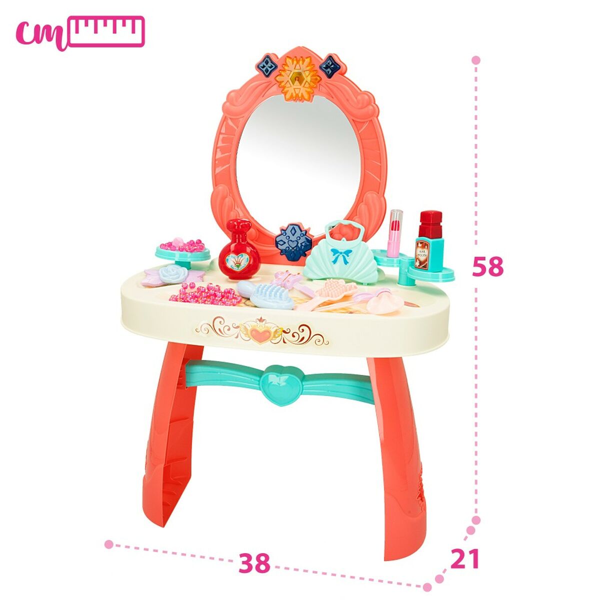 Spelare Colorbaby Beauty 38 x 58 x 21 cm Dodatki - 7