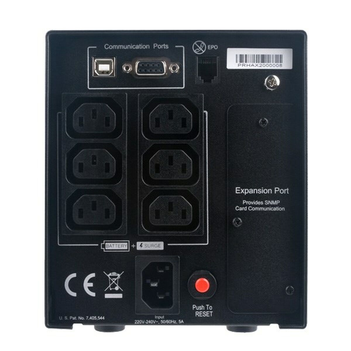 System för Avbrottsfri Strömförsörjning Interaktiv (UPS) Cyberpower PR750ELCD (Renoverade A) - 3