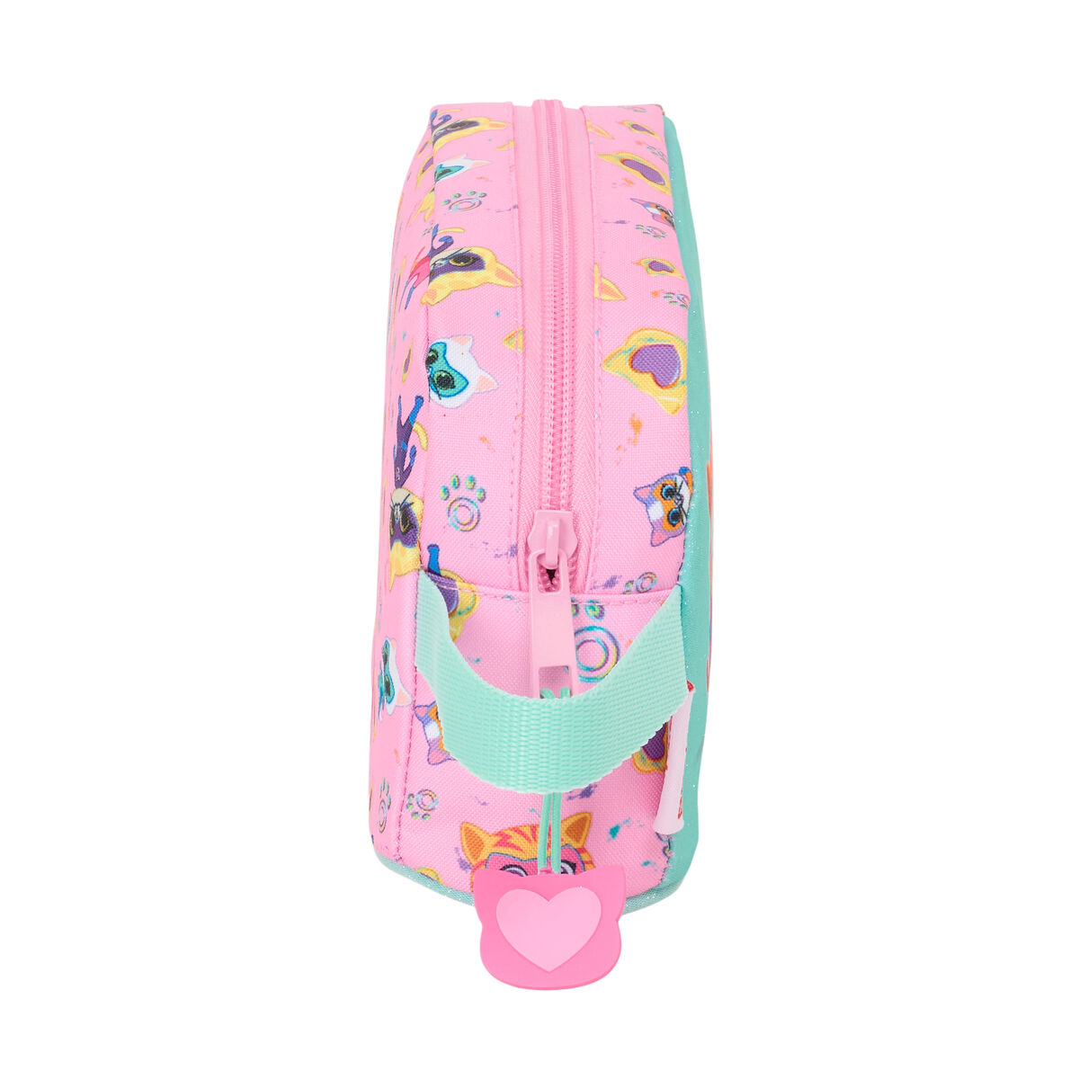 Bag SuperKitties Rosa Turkos 21,5 x 12 x 6,5 cm - 4