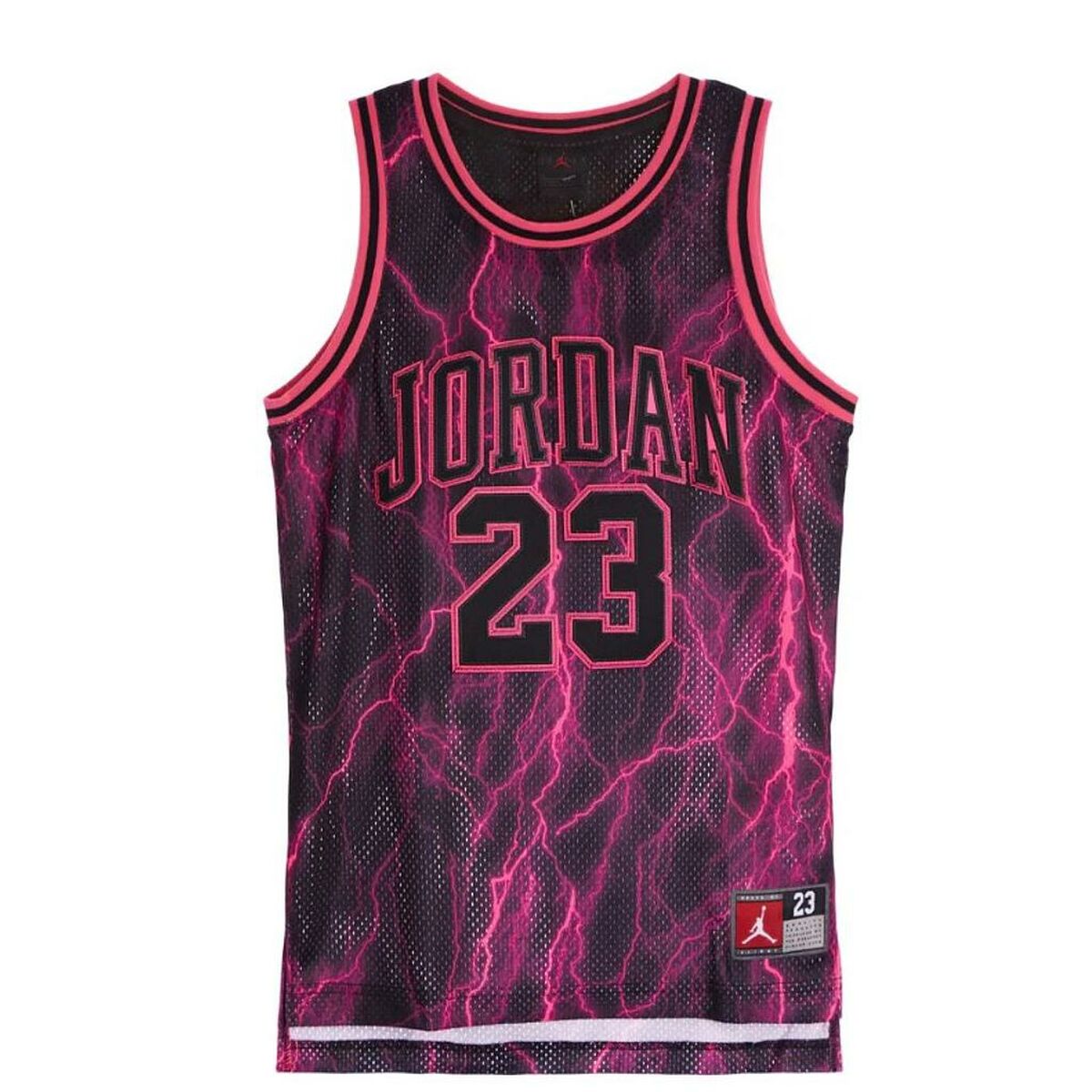 Barn T-shirt med kortärm Nike JDN JORDAN 23 AOP JERSEY 95C655 K09 Svart