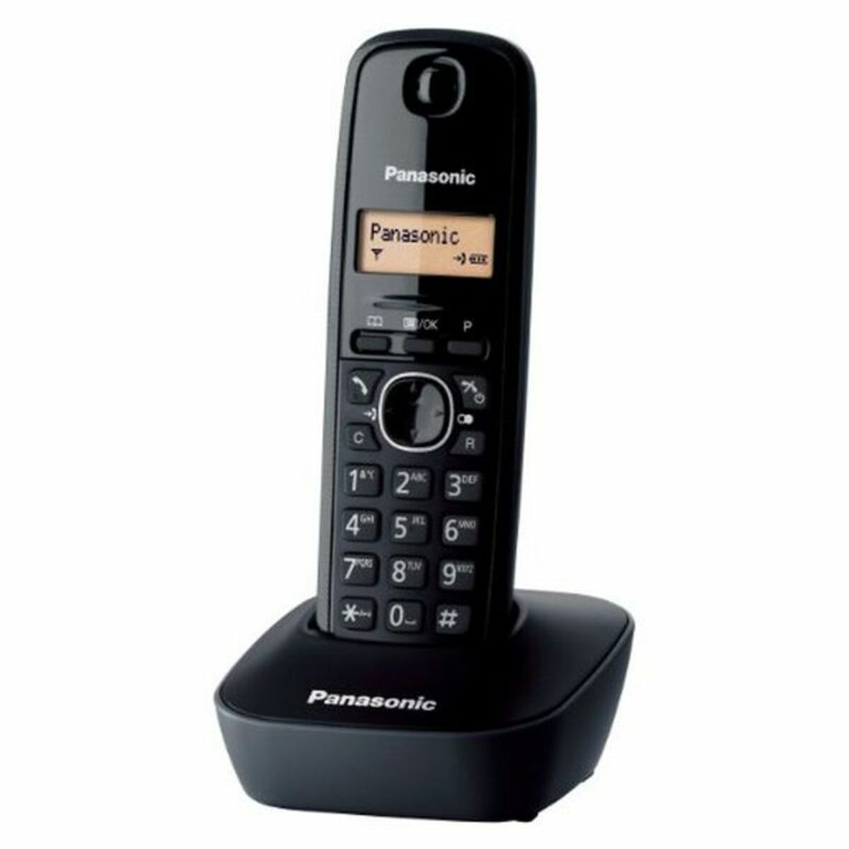 Trådlös Telefon Panasonic KX-TG1611SPH Svart Ambra - 6