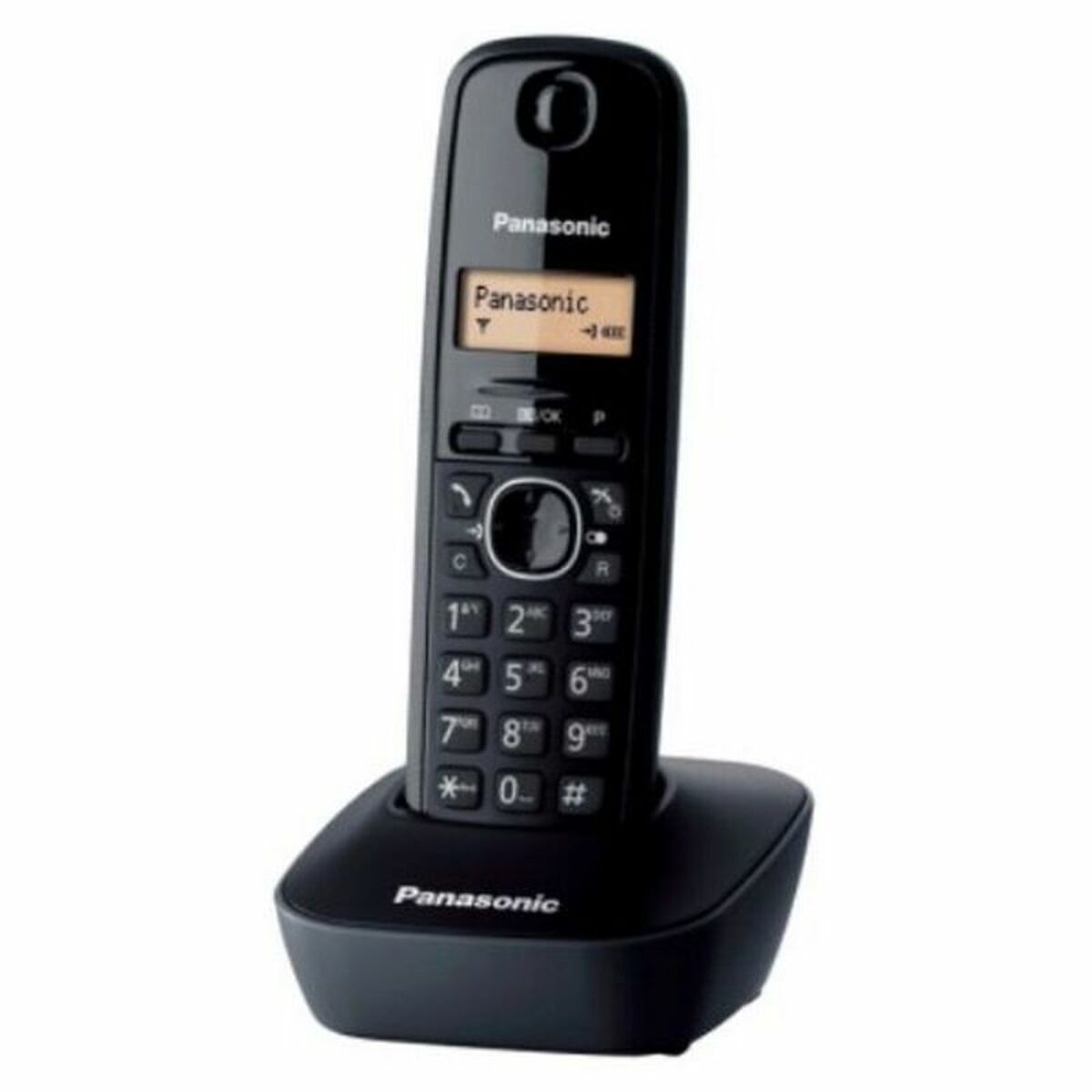 Trådlös Telefon Panasonic KX-TG1611SPH Svart Ambra - 5