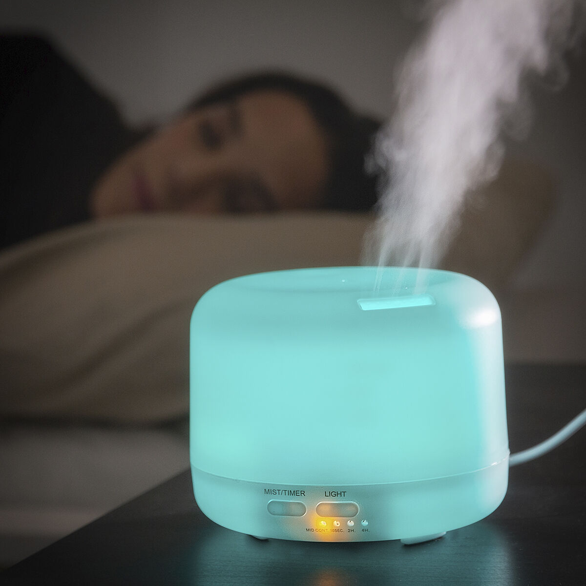 Doftspridare och luftfuktare med flerfärgad LED Steloured InnovaGoods - 26