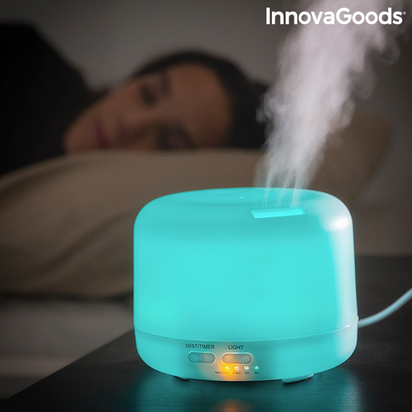 Doftspridare och luftfuktare med flerfärgad LED Steloured InnovaGoods - 7