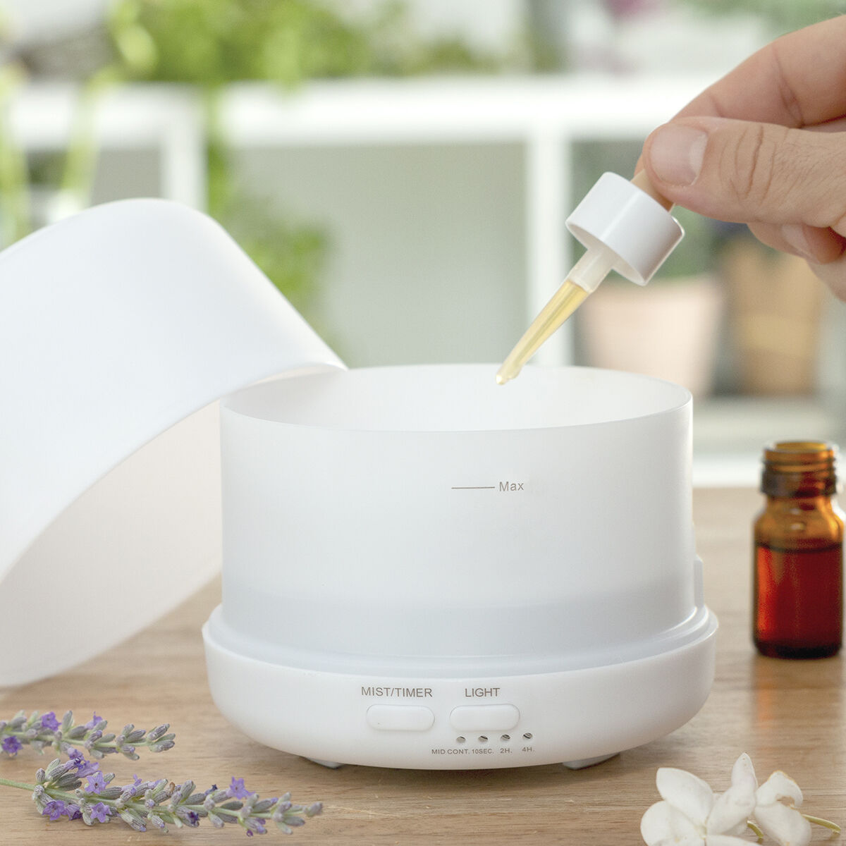 Doftspridare och luftfuktare med flerfärgad LED Steloured InnovaGoods - 15
