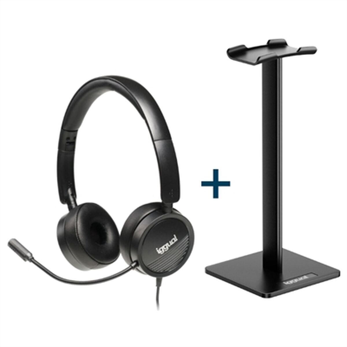 Hörlurar med Mikrofon iggual IGG317075+IGG318058