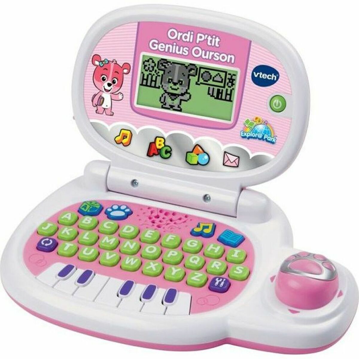 Bärbar dator Vtech Ordi P'tit Genius Pink Bear (FR)