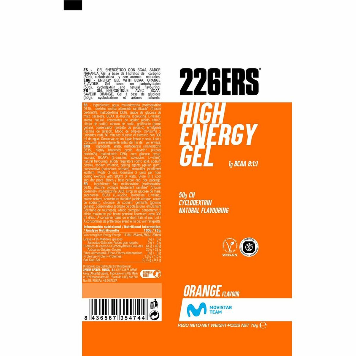 Energidryck 226ERS 5474 Orange - 3