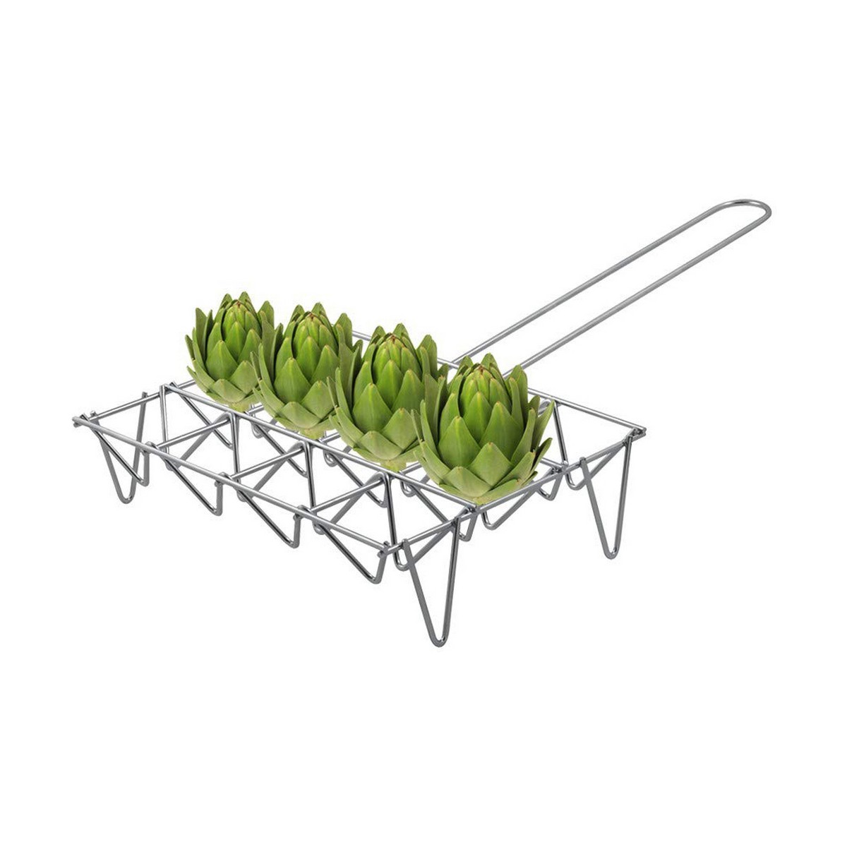 Grönsaksgrill EDM 33,5 x 25 cm Metall Krom - 6