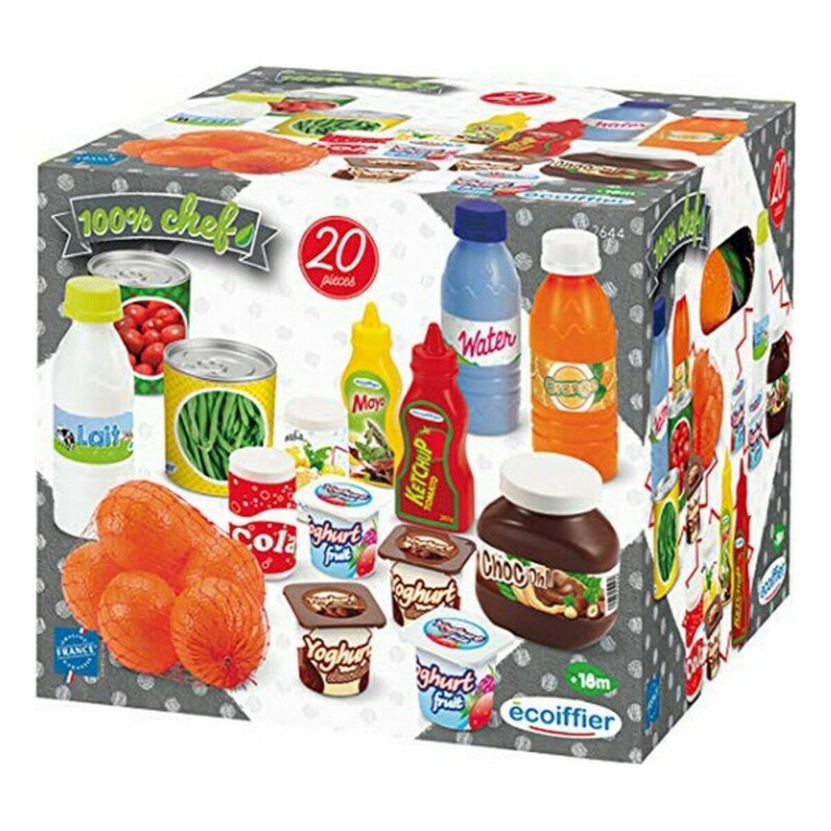 Sats med matleksaker Ecoiffier Pack Drive Accessories Dinette (20 pcs) - 2