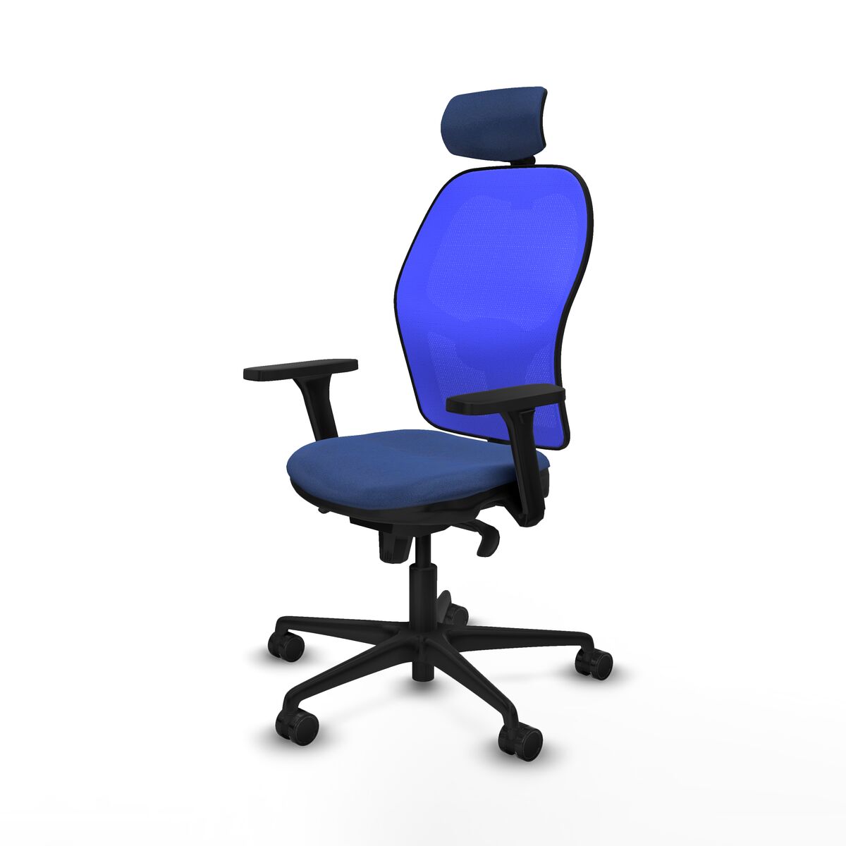 Kontorsstol Piqueras y Crespo 3D036N2 Marinblå - 2