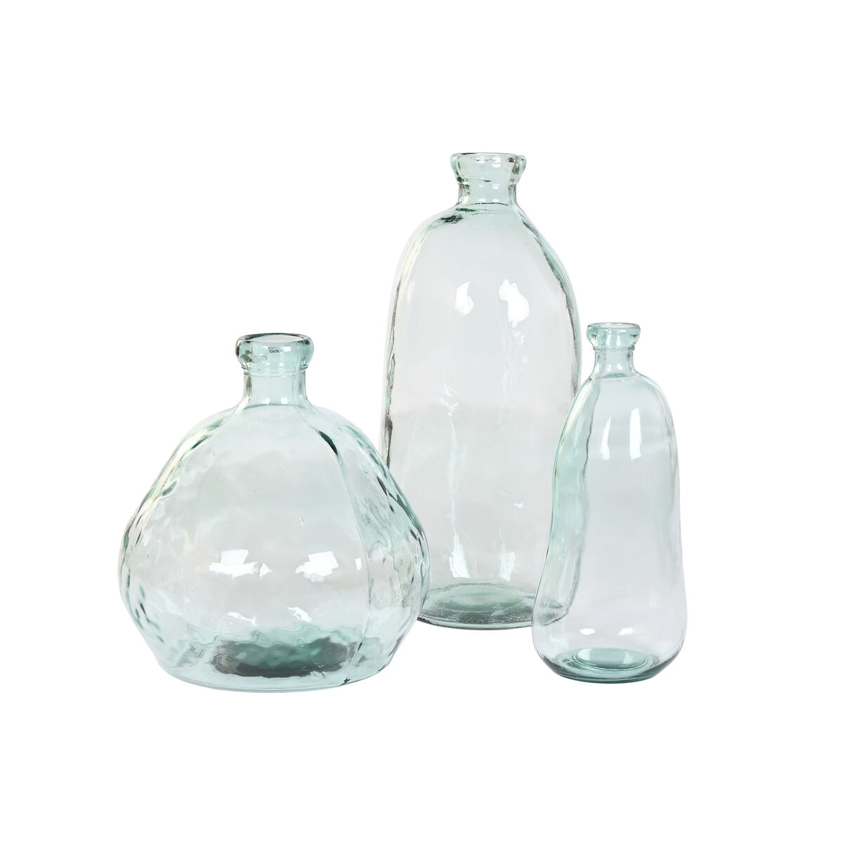 Vas Home ESPRIT Transparent Återvunnet glas 45 x 45 x 47,5 cm - 2