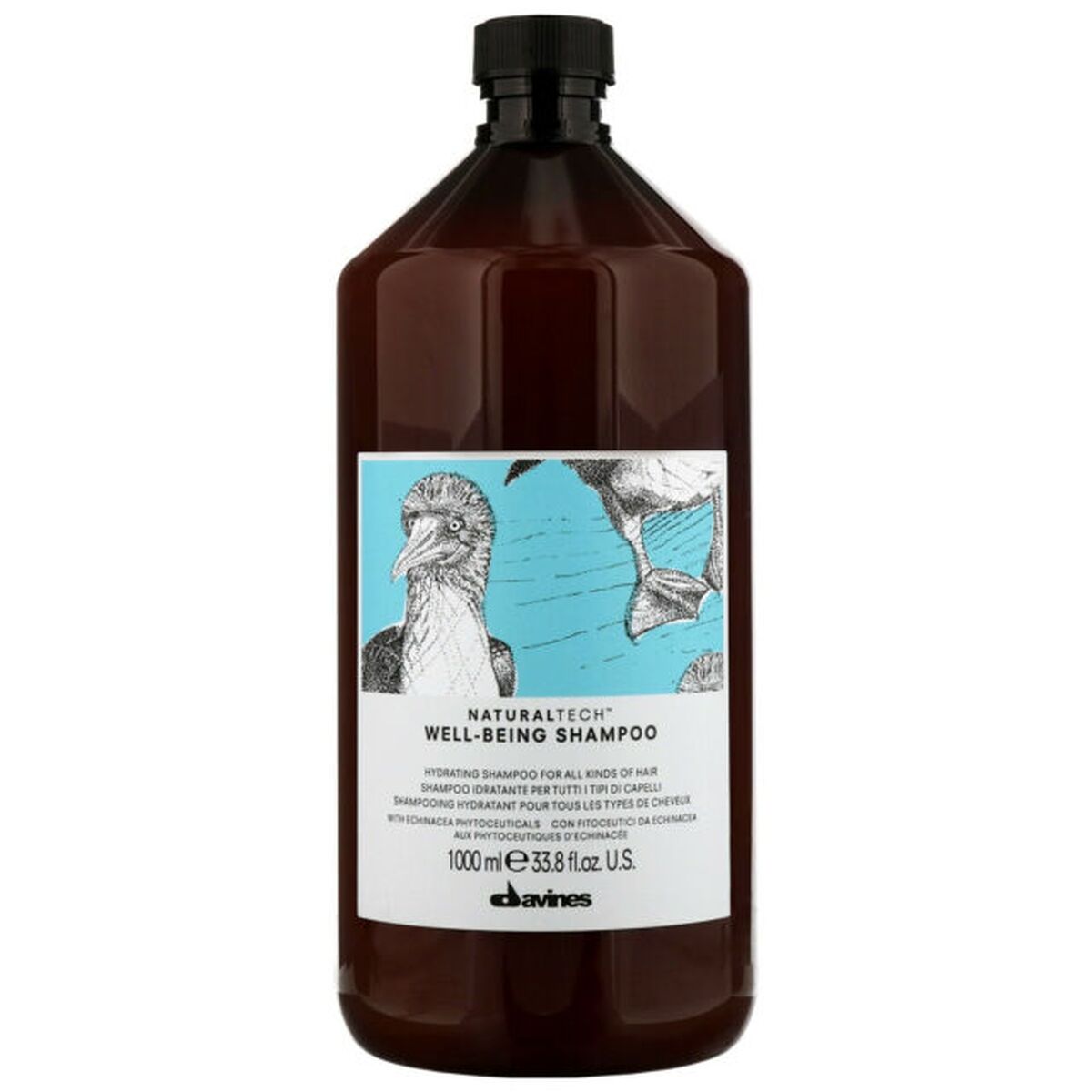 Fuktgivande schampo Davines Well-Being 1 L - 2