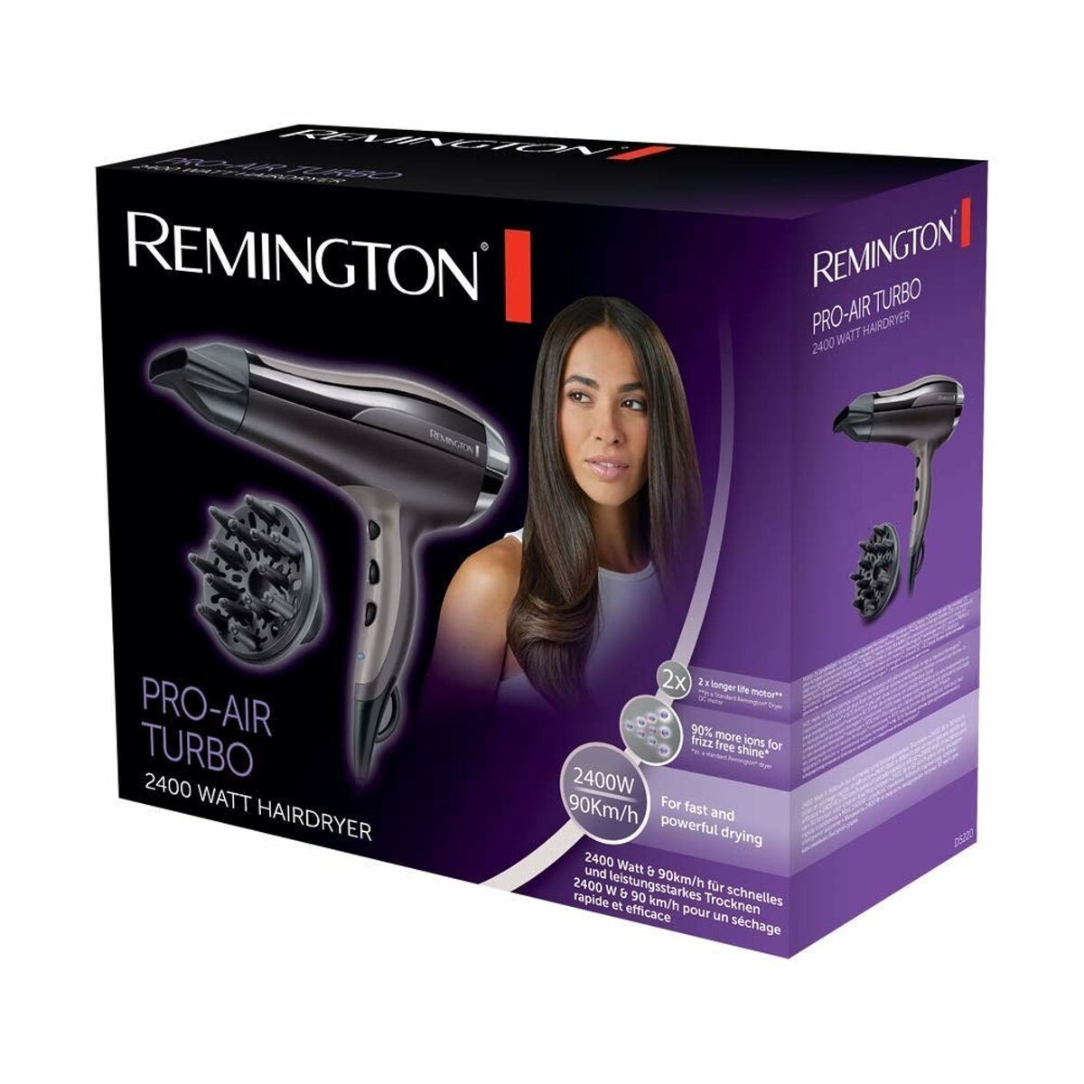 Hårtork Remington D5220 Svart 2400 W - 3