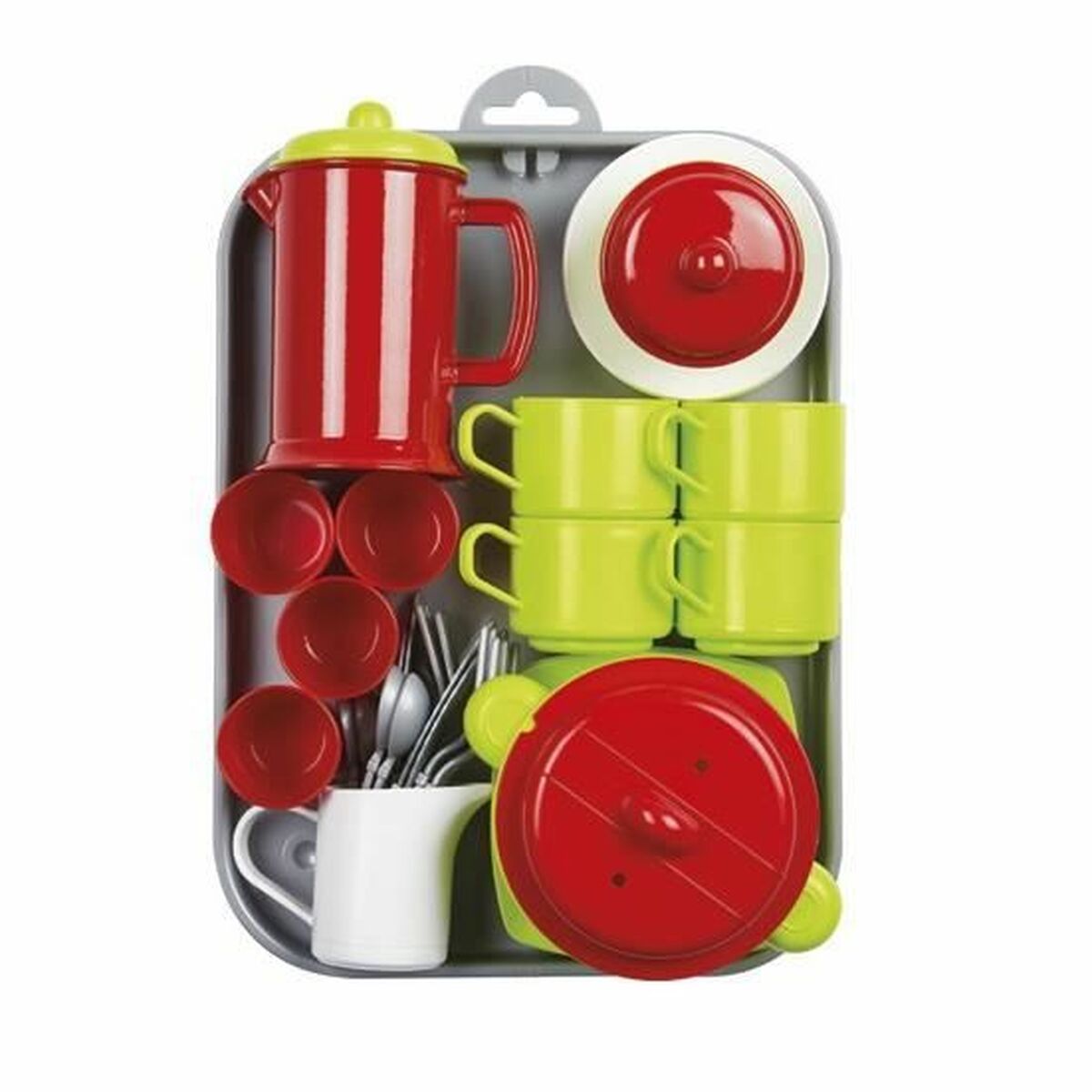 Servissats Ecoiffier Tray Dinette Garni Leksak - 6