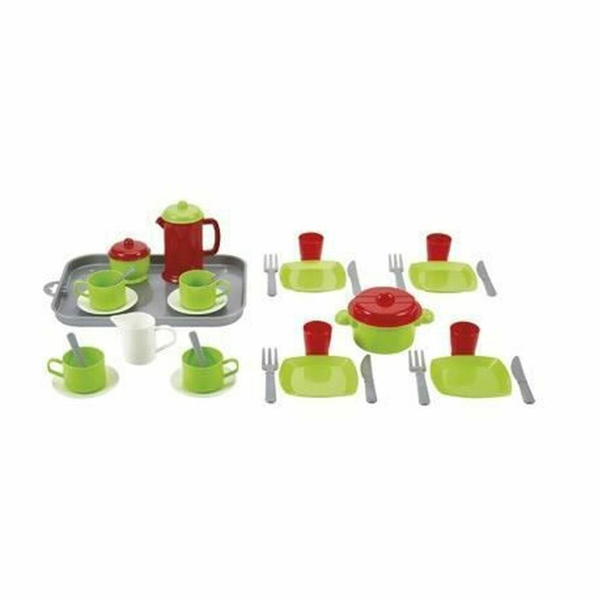 Servissats Ecoiffier Tray Dinette Garni Leksak - 5