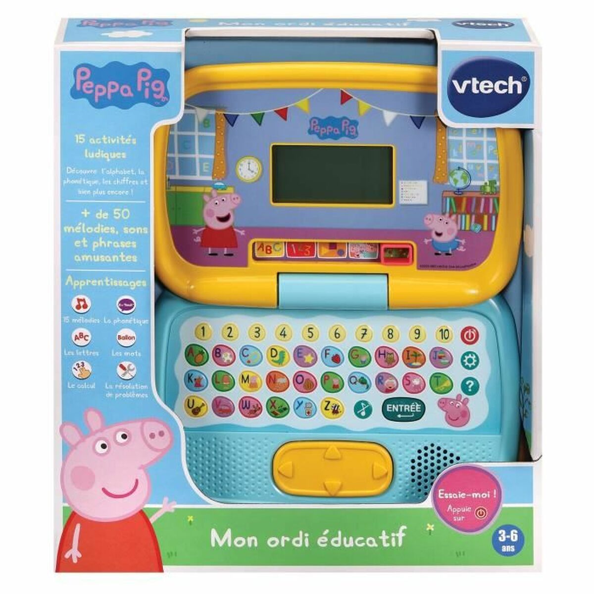 Bärbar dator Vtech Peppa Pig 3-6 år Interaktiv leksak - 4