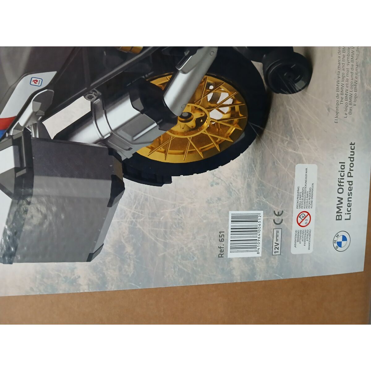 Motorcykel Bmw 1250 Gs Adventure Injusa Batteri 12 V (123,8 x 52,9 x 79,5 cm) - 3