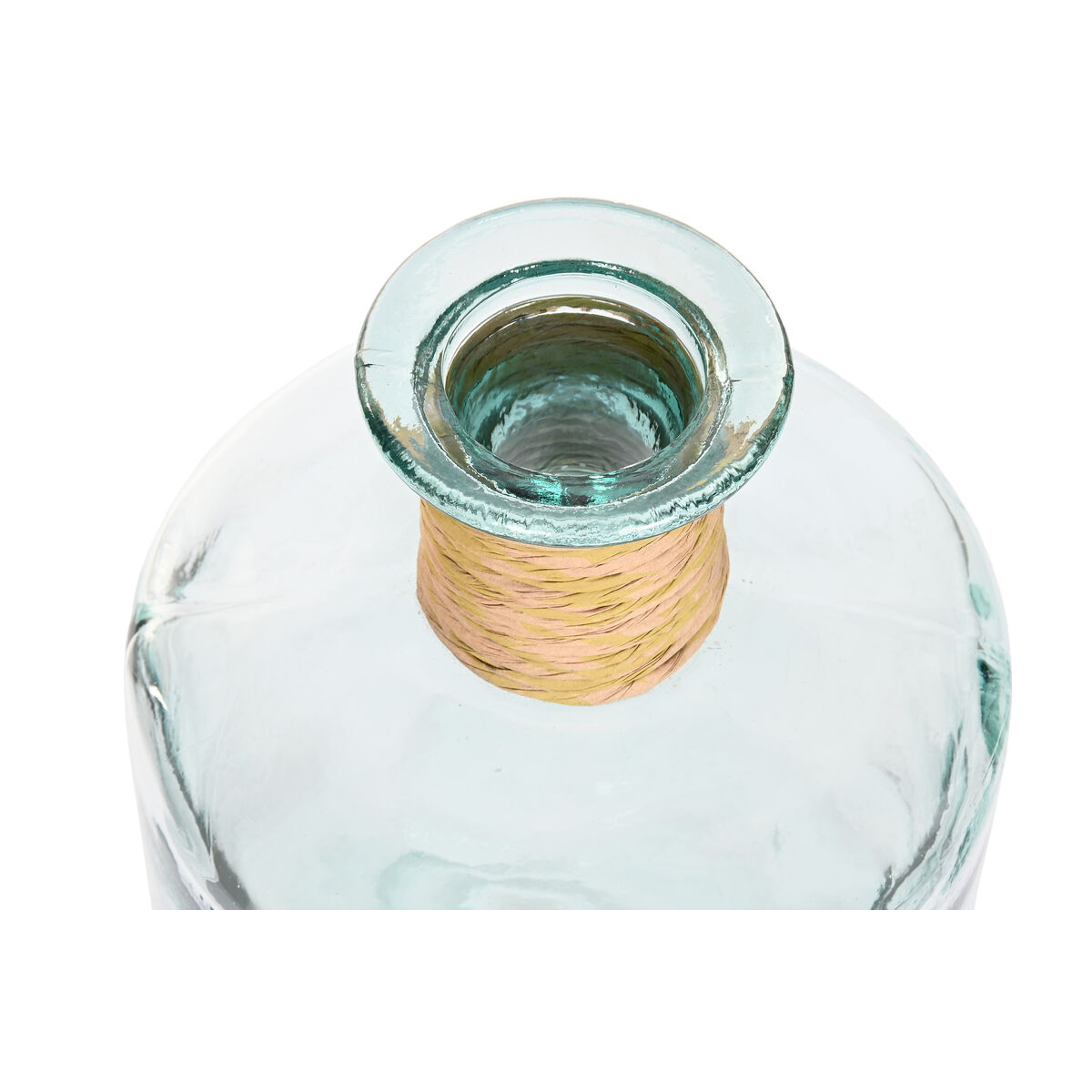 Vas Home ESPRIT Transparent Rusar Återvunnet glas Naturell 25 x 25 x 75 cm - 3