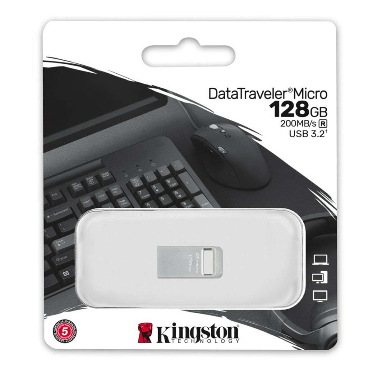 USB-minne Kingston DataTraveler DTMC3G2 128 GB 128 GB - 4