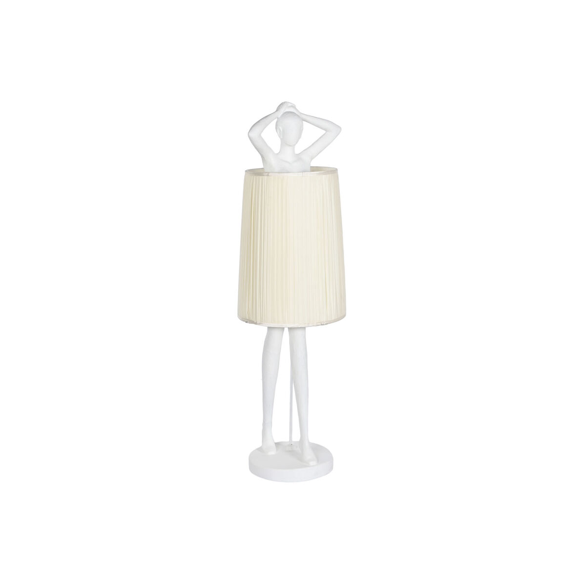 Golvlampa Home ESPRIT Vit Harts 50 W 220 V 46 x 41 x 137,5 cm - 3