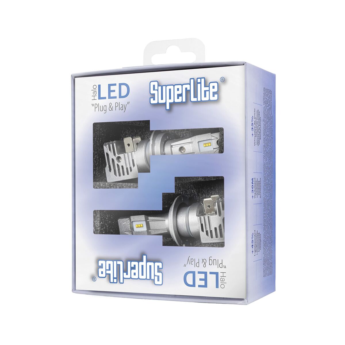 Halogen LED-konverteringssats Superlite BOM12312 H7 28 W 6500 K LED (2 antal) - 4