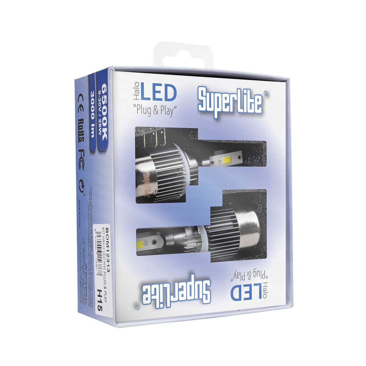 Halogen LED-konverteringssats Superlite BOM12313 H15 28 W 6500 K LED - 6