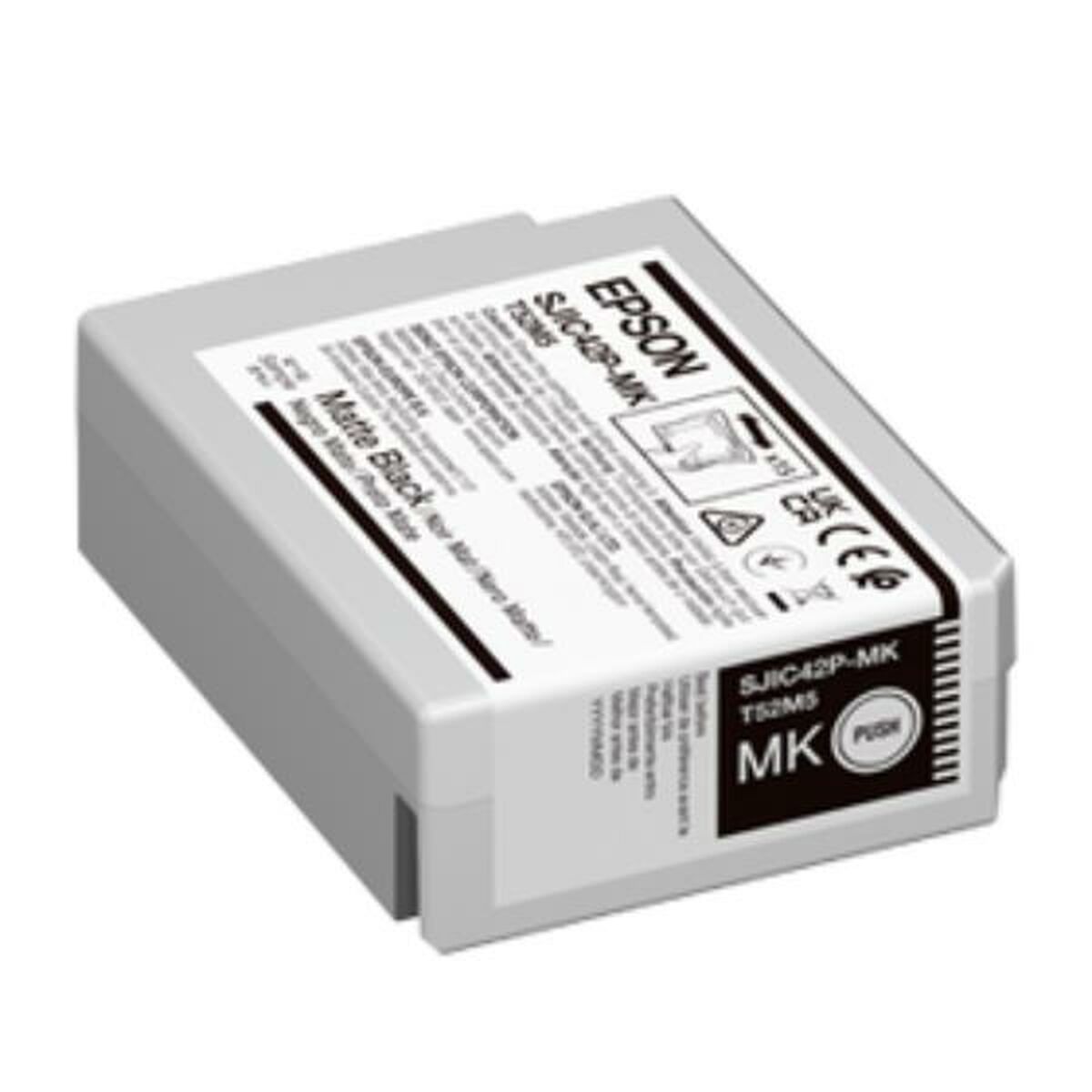 Original Bläckpatron Epson COLORWORKS C4000EBK Svart matt - 2