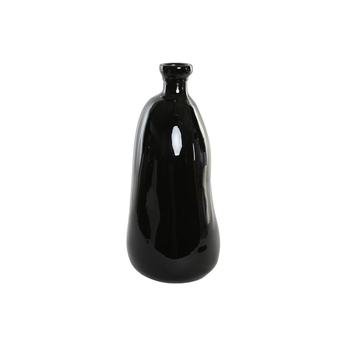 Vas Home ESPRIT Svart Återvunnet glas 22 x 22 x 51 cm