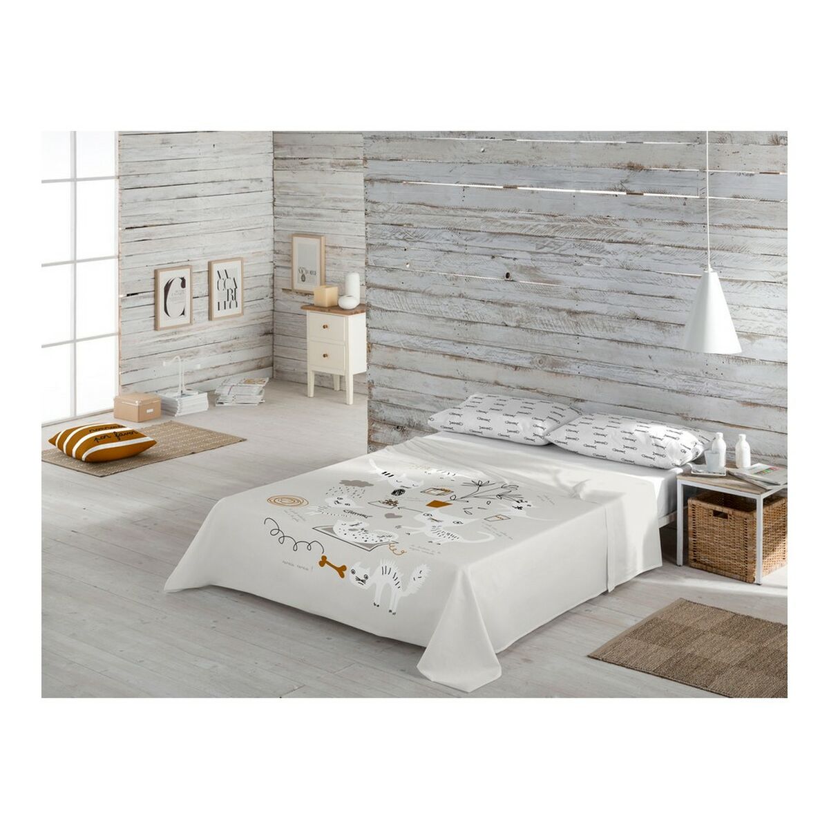 Bäddset Panzup Gatos 2 Säng 80/90 160 x 270 cm - 16