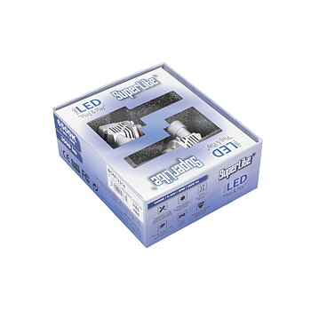 Halogen LED-konverteringssats Superlite BOM12314 HB4 HB3 28 W 6500 K LED (2 antal)