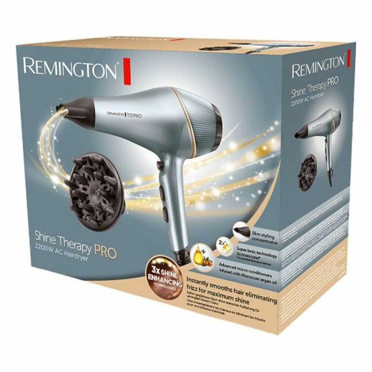 Hårtork Remington 45683560100 Blå 2200 W - 6