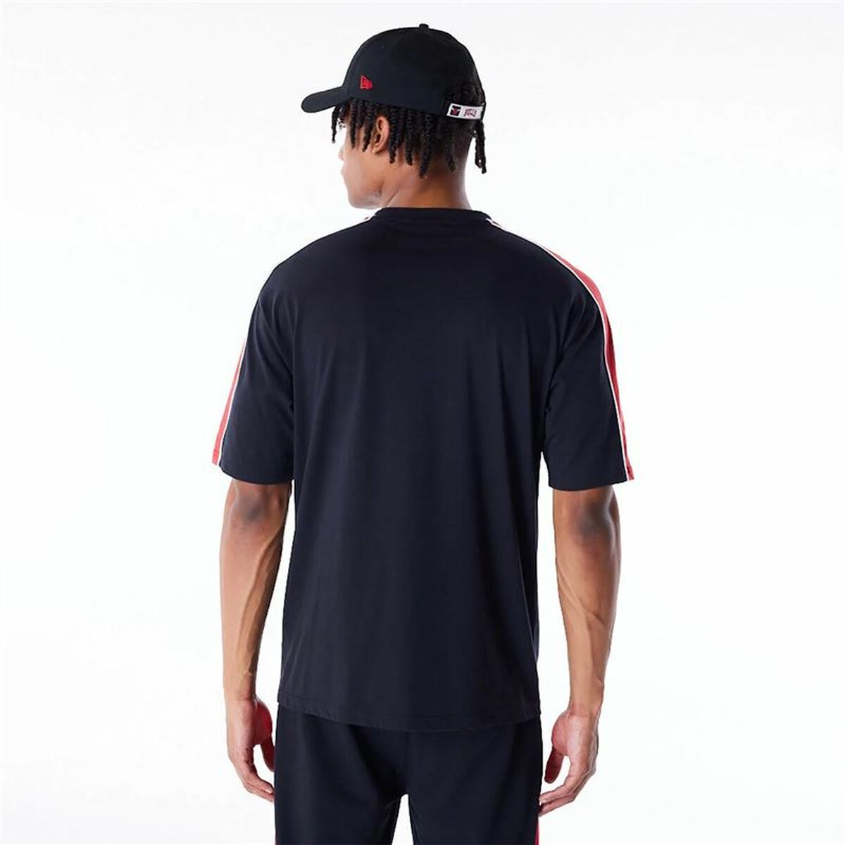 T-shirt med kortärm Herr New Era NBA PANEL OS Chicago Bulls Svart - 2