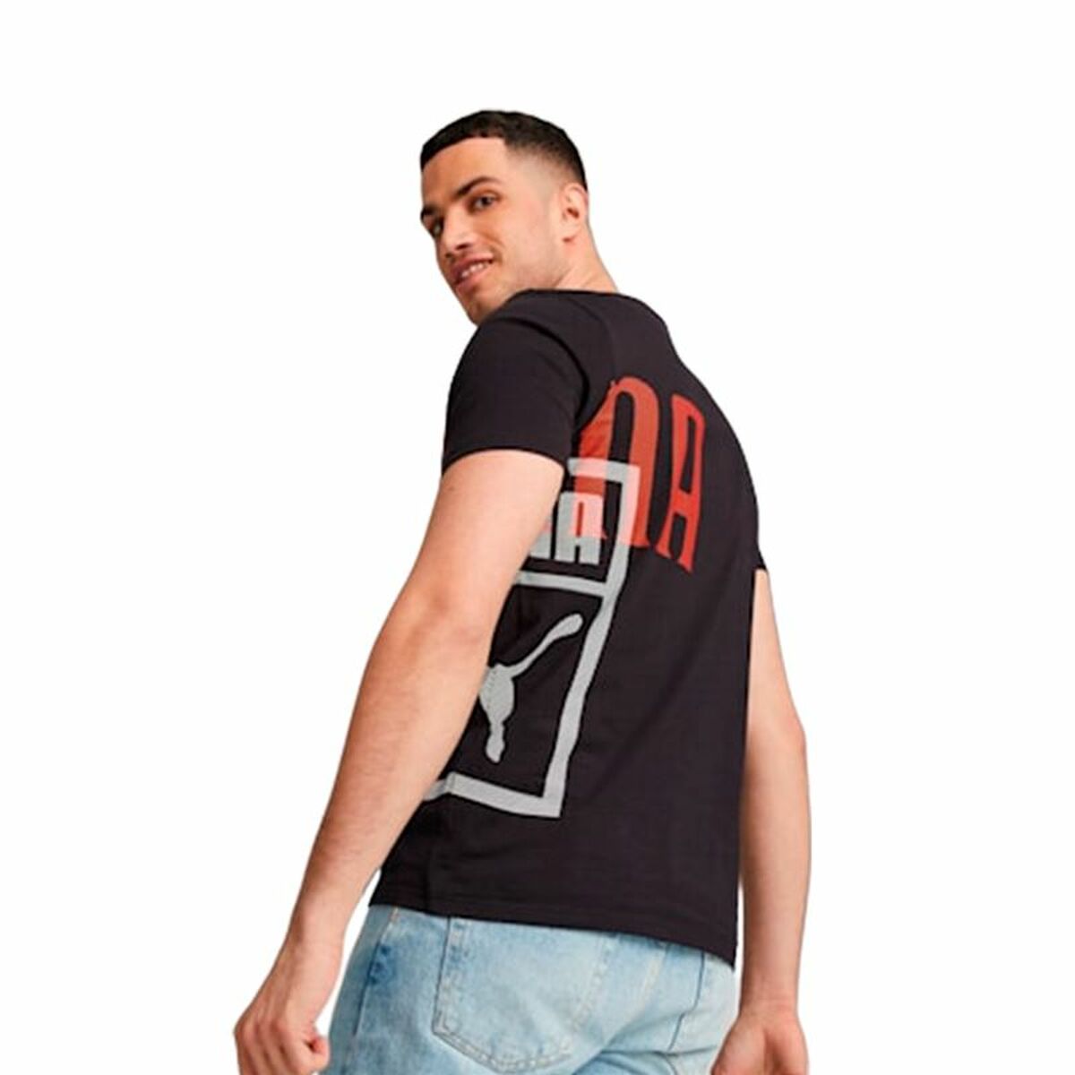 T-shirt med kortärm Herr Puma Classics Svart - 4