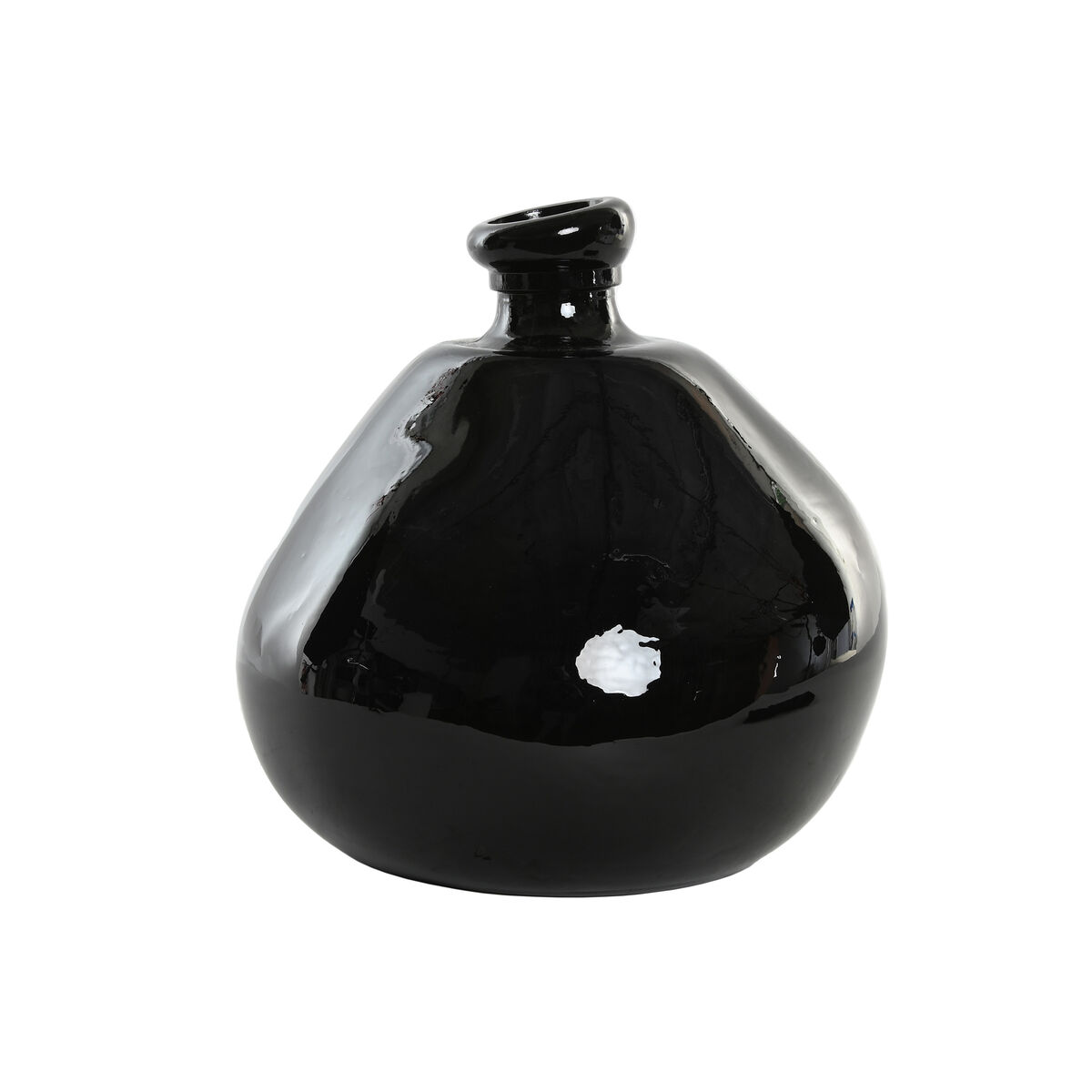 Vas Home ESPRIT Svart Återvunnet glas 31 x 31 x 32 cm