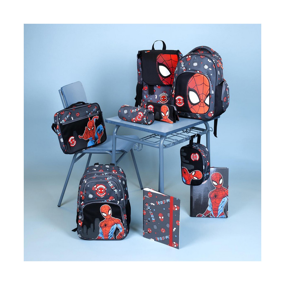 Hopfällbart paraply Spiderman Grå (Ø 92 cm) - 5
