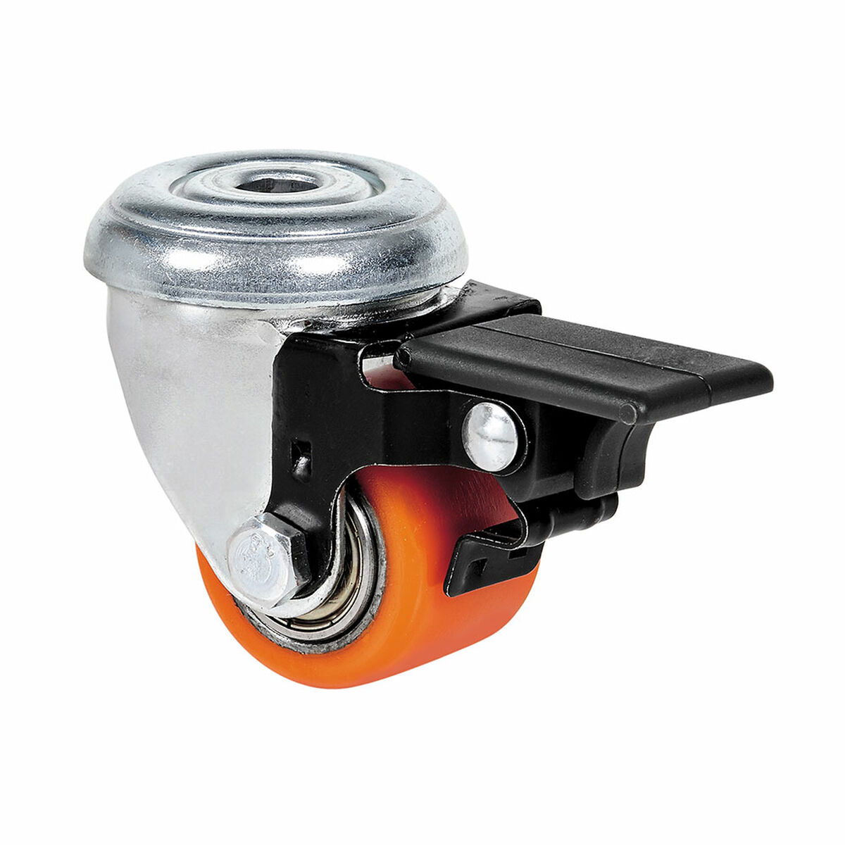 Rueda Ruedas Alex Orange Polyuretan Järn Ø 3,5 CM roterande
