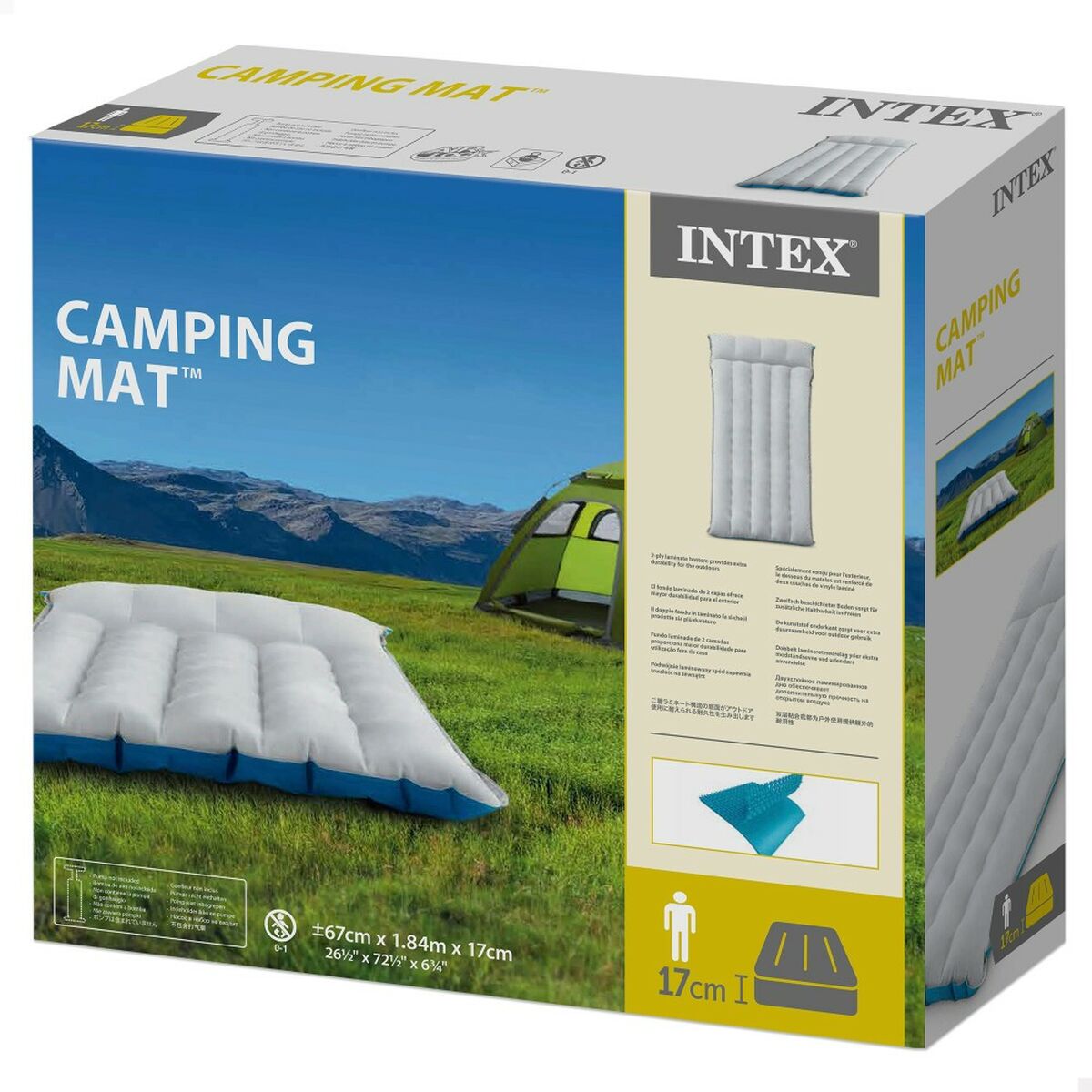 Luftmadrass Intex 67 x 17 x 184 cm (6 antal) - 3