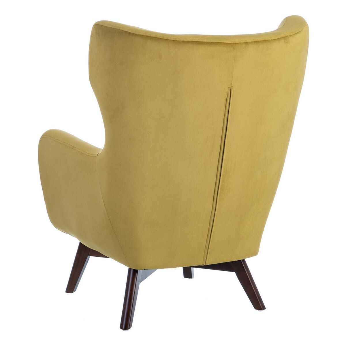 Fåtölj 75 x 83 x 103 cm Syntetmaterial Trä Senap - 11