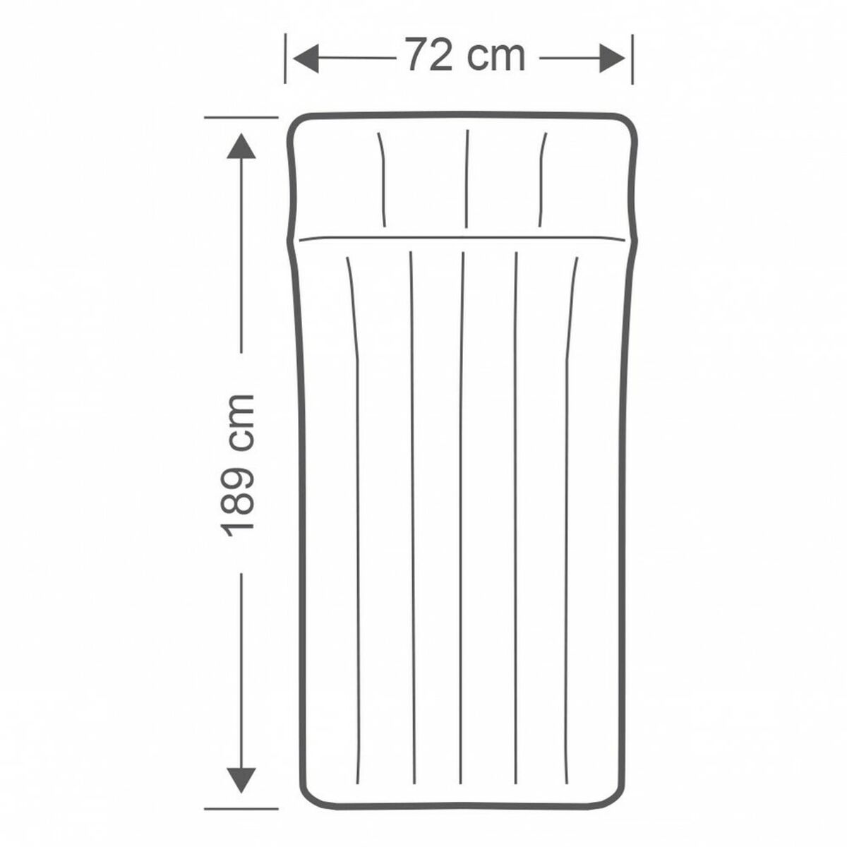 Luftmadrass Intex 72 x 20 x 189 cm (6 antal) - 12