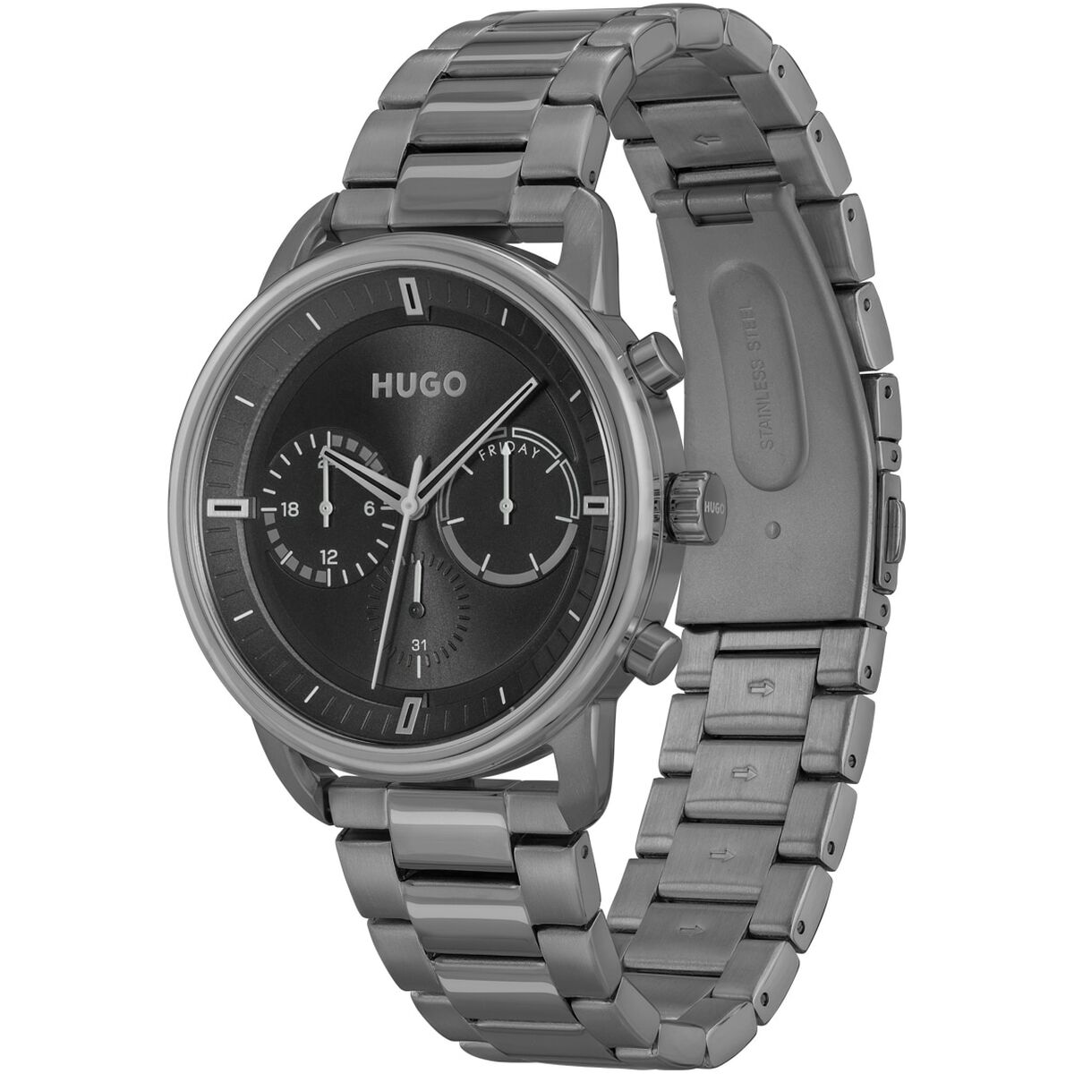 Unisexklocka Hugo Boss 1530234 Mörkgrå (Ø 44 mm) - 2