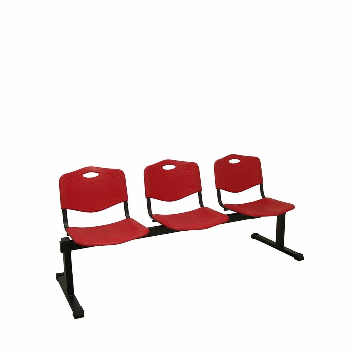 Bänk för väntrum Pozohondo P&C Localization_B08414C1Q3 Röd - 2