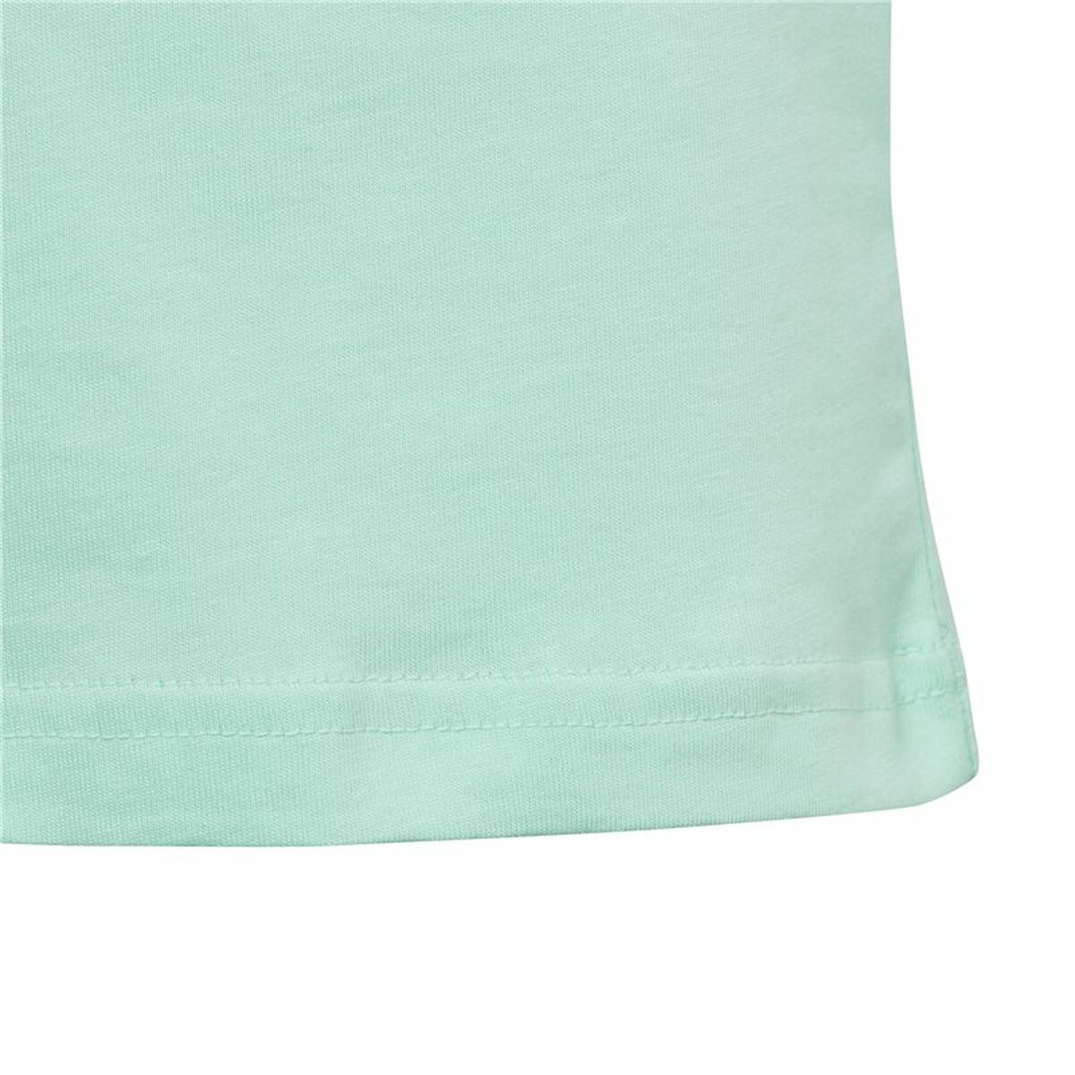Barn T-shirt med kortärm Adidas Linear Logo Grön Aquamarine - 5