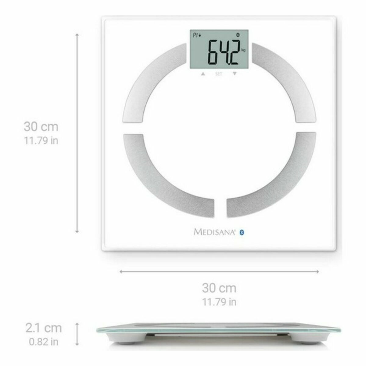 Digital Badrumsvåg Medisana MED 40444 Vit 180 kg - 4