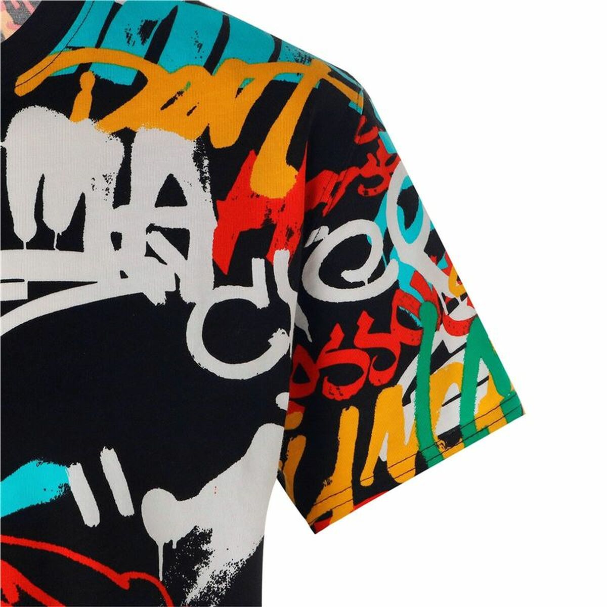 T-shirt med kortärm Herr Puma Graffiti Svart - 6
