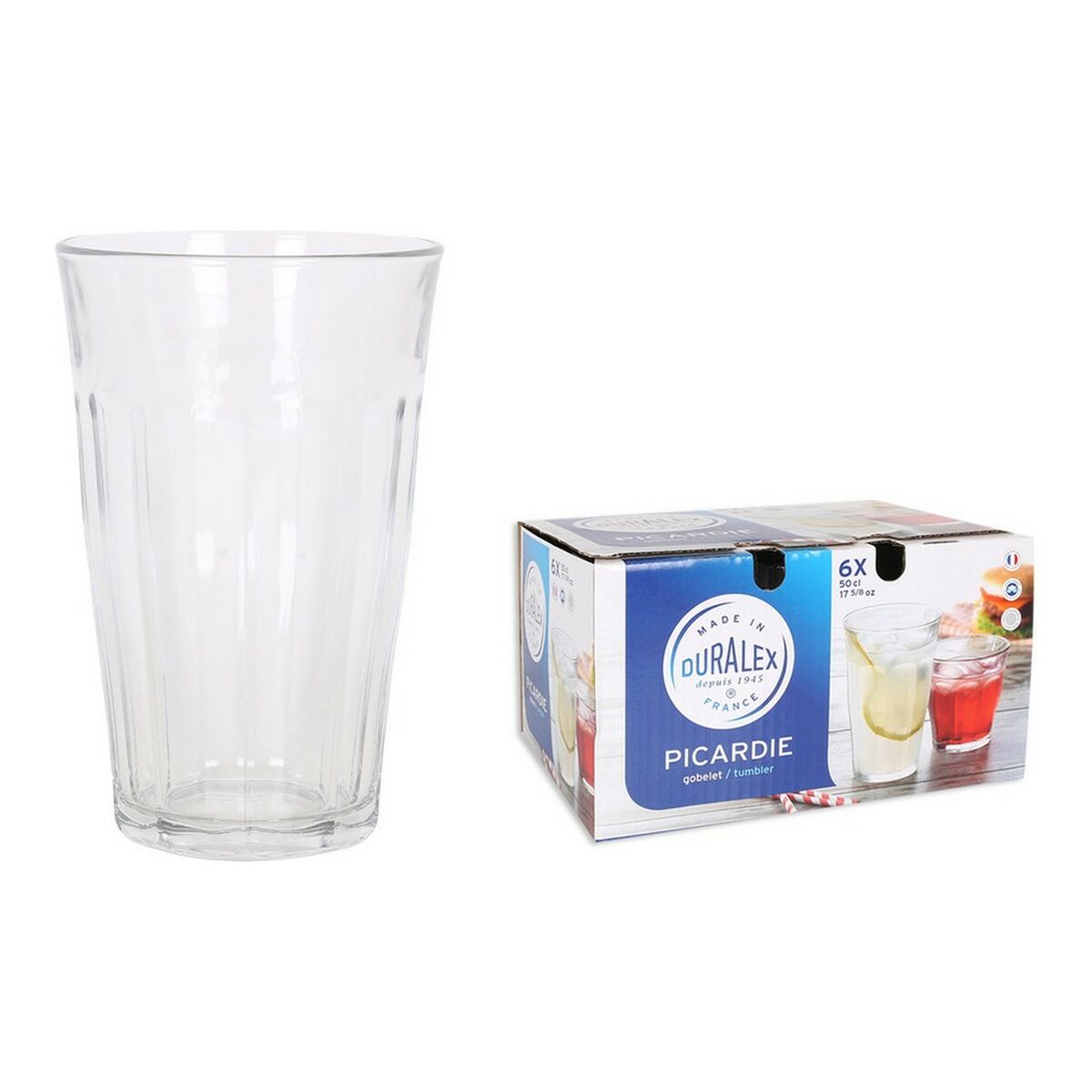 Glasset Duralex Picardie Glas (6 antal) - 3