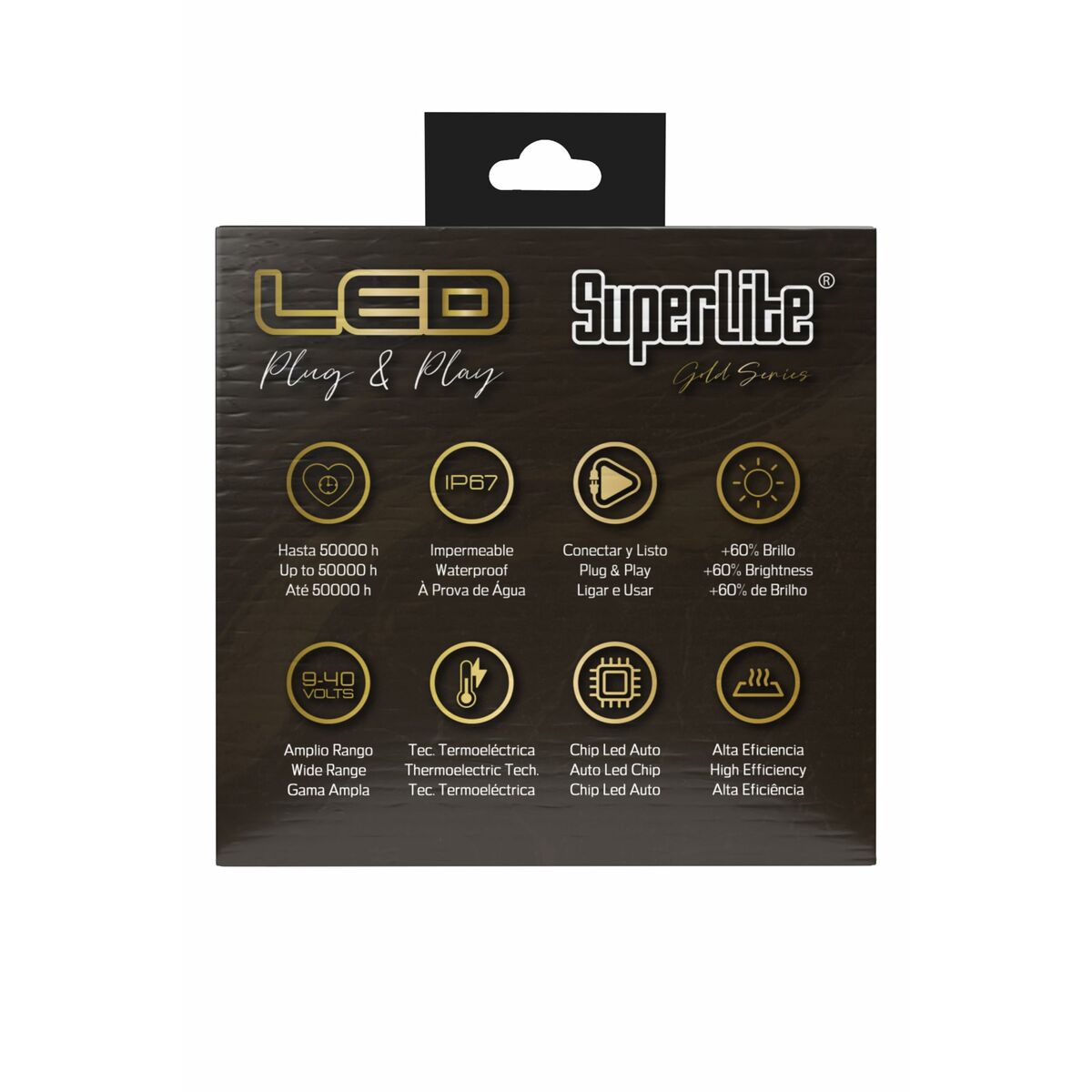 Halogen LED-konverteringssats Superlite Gold HB4 18 W LED - 2